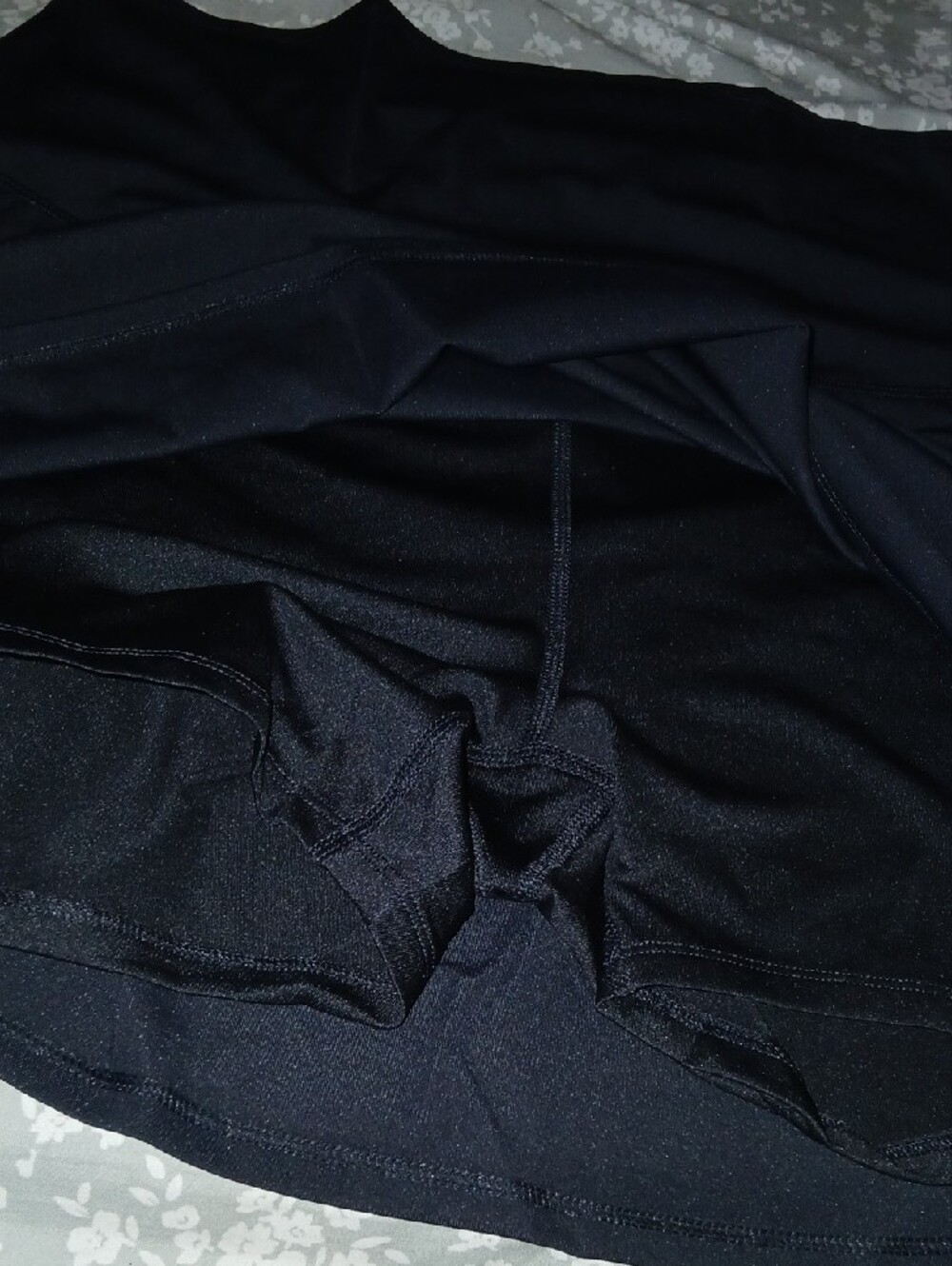 Ingrid & Isabel Black Maternity Skort